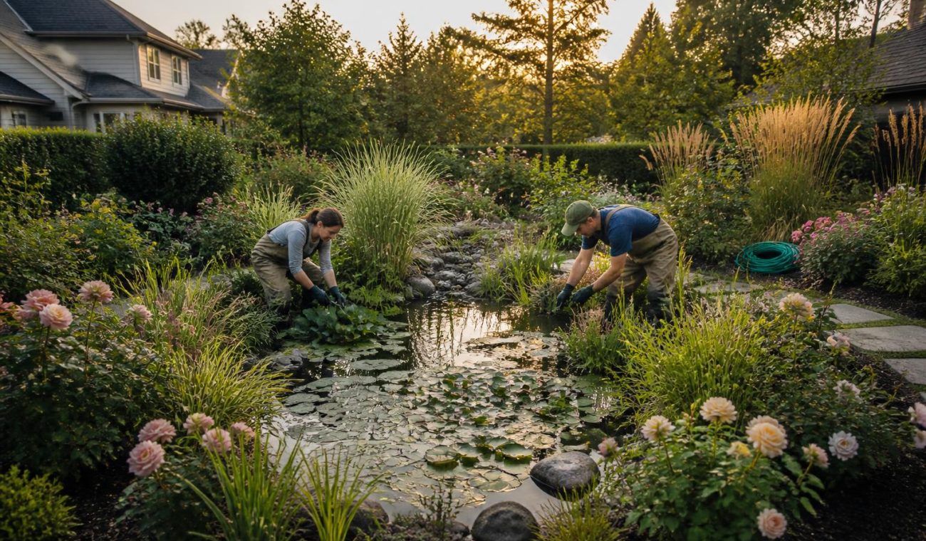 A Practical Guide to Creating a Lush, Low-Muss Pond Garden