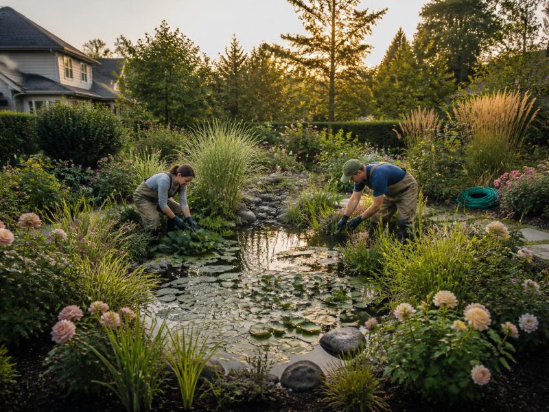 A Practical Guide to Creating a Lush, Low-Muss Pond Garden